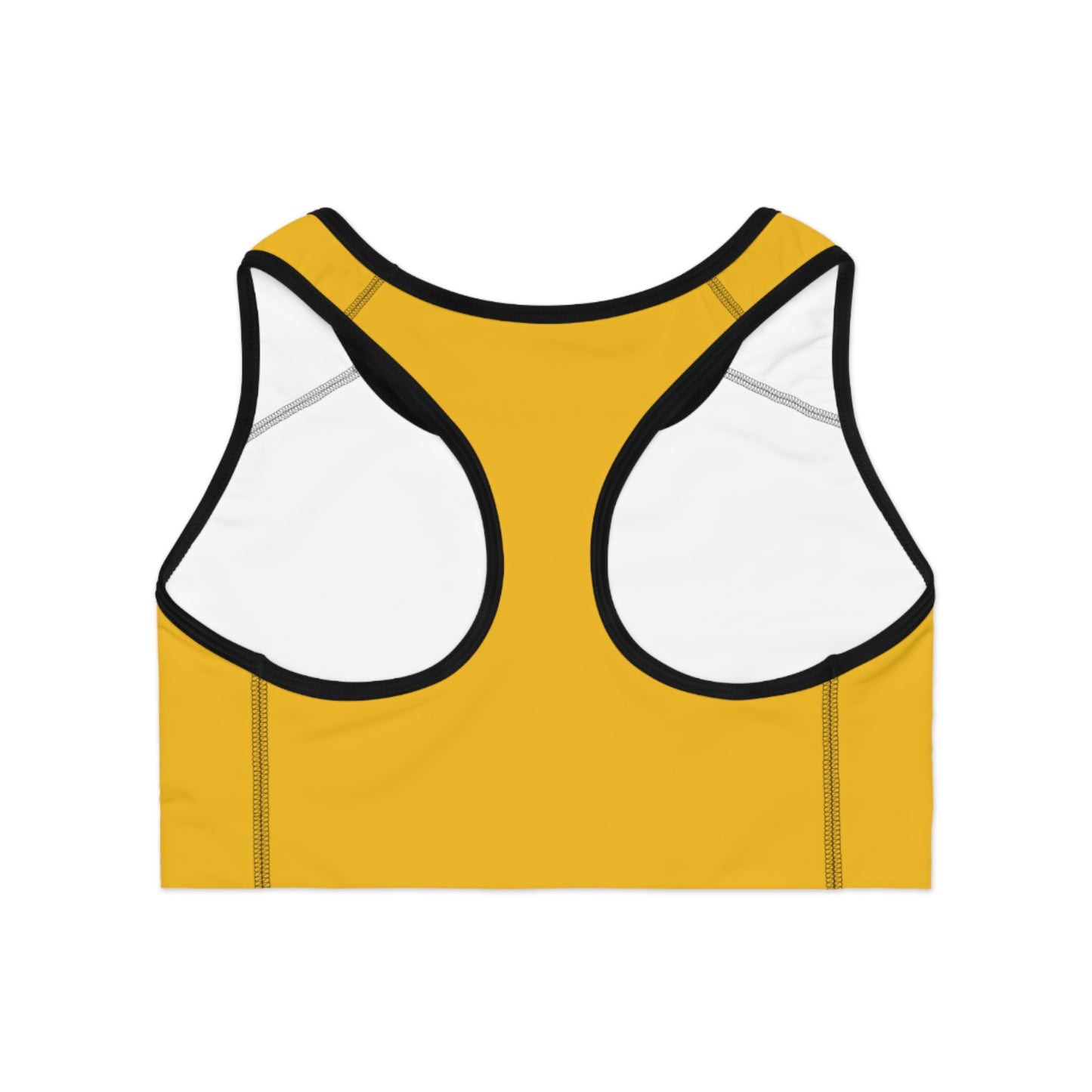 Yellow 'Splendor' Sports Bra for Comfort and Style in Workouts