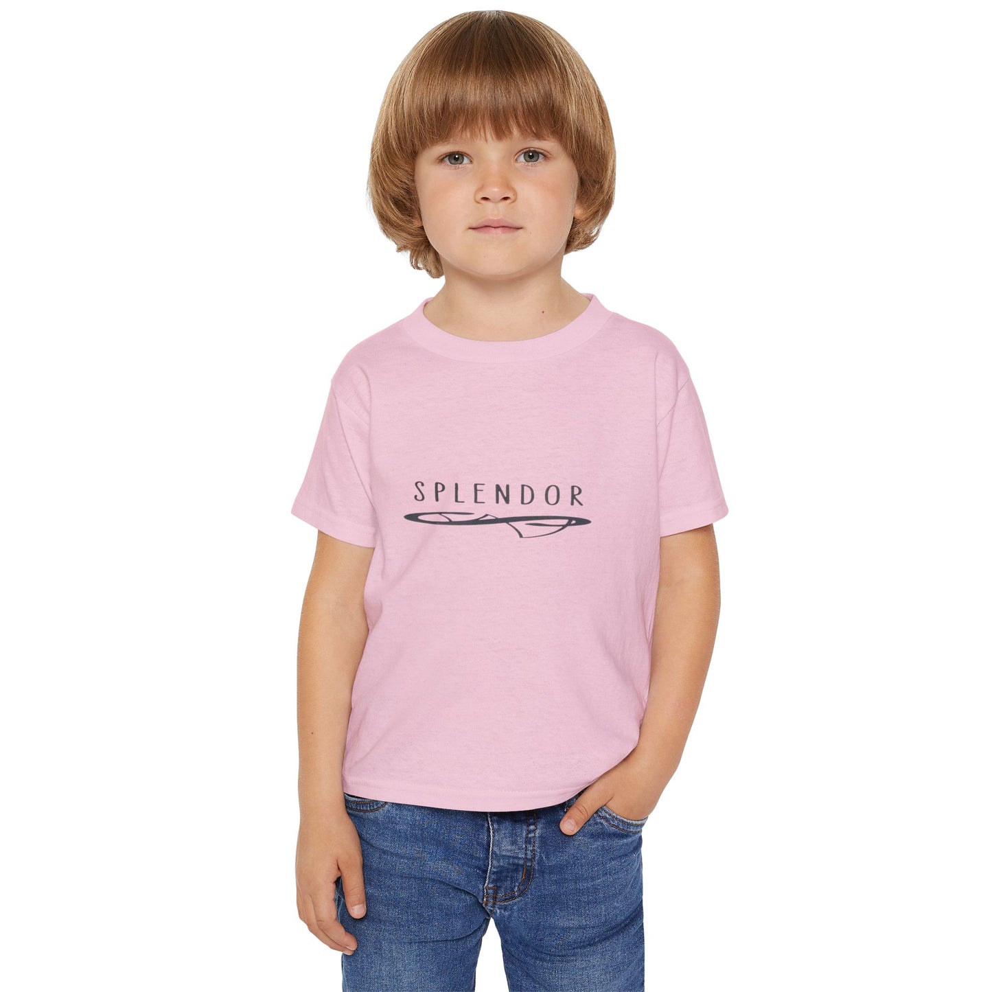 Toddler T-Shirt with 'Splendor' Design, Cozy Kids Tee, Gift for Birthdays, Everyday Wear, Toddler Apparel, Cute Toddler Clothing