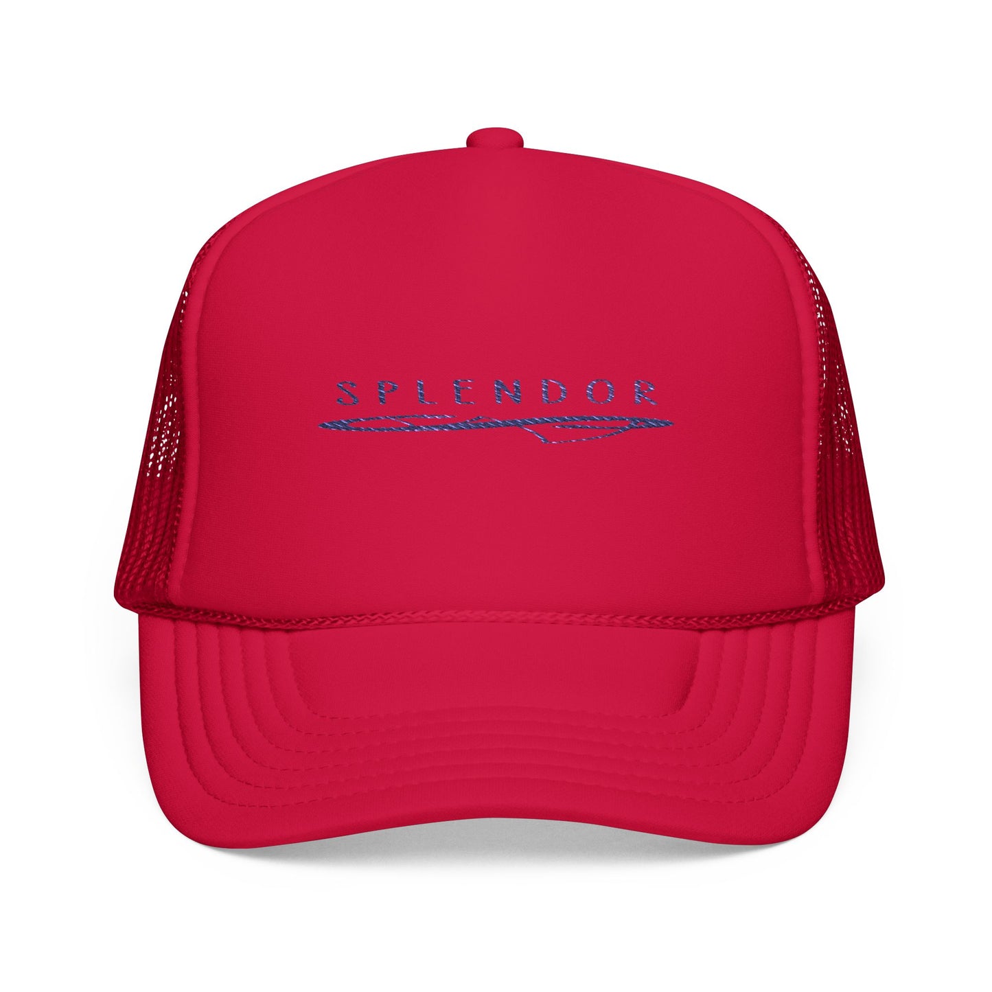 Red Foam Trucker Hat with Stylish Embroidery | Perfect for Summer Festivals, Casual Outings, or as a Gift, Snapback Cap, Unisex Hat, [...]