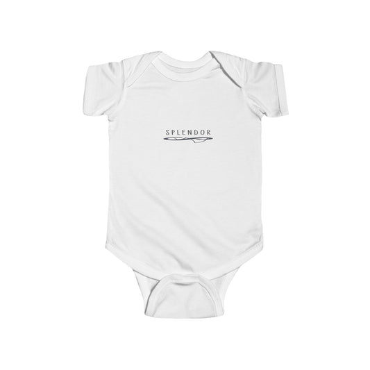 Cute Baby Bodysuit - 'Splendor' Design for Infants